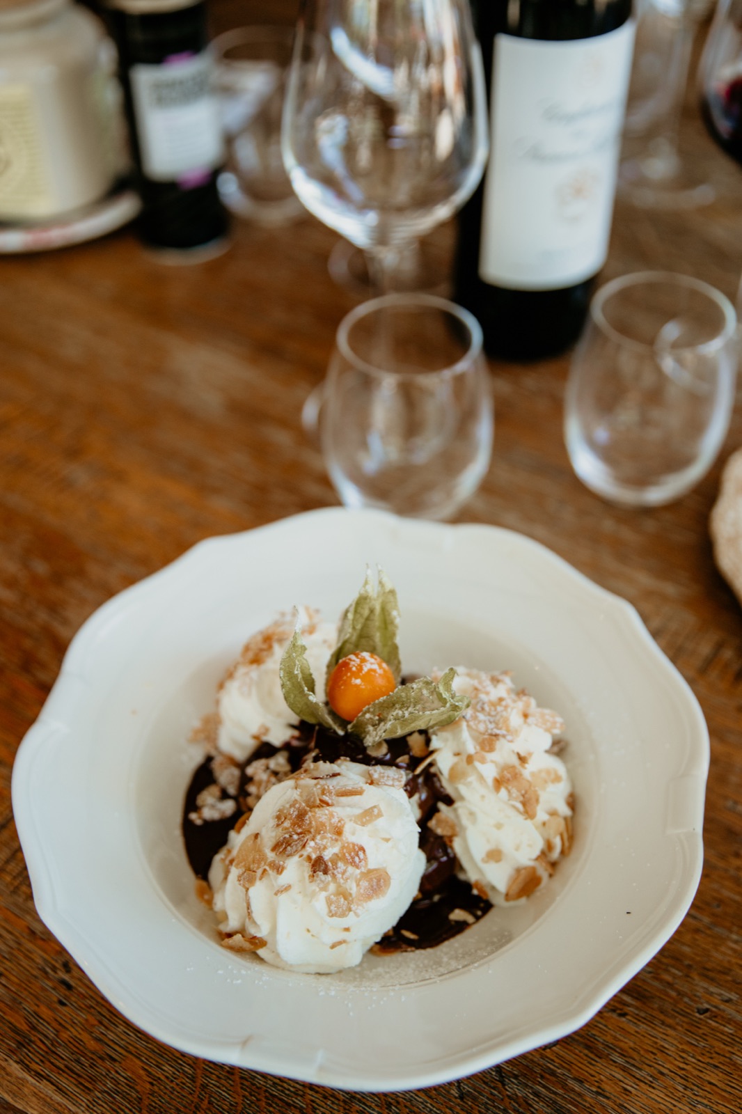 Dessert meringue chocolat